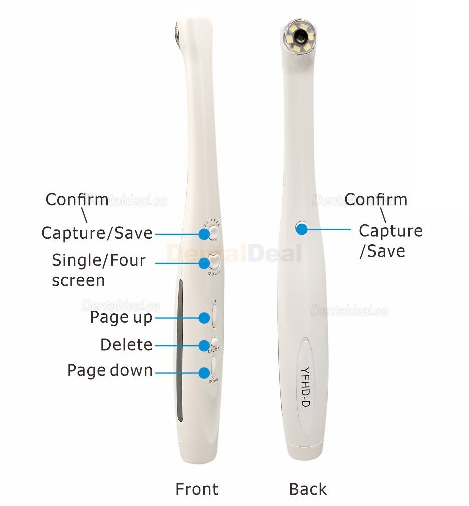 Magenta YFHD-D Intraoral Camera with 17 Inch Monitor & Bracket 1/4 sony CCD